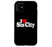 Carcasa para iPhone 11 Amo CORAZÓN SIN Ciudad Las Vegas BEBÉ