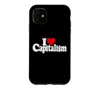 Carcasa para iPhone 11 Amo EL CAPITALISMO del CORAZÓN CAPITALISTAS MERCADOS Libres