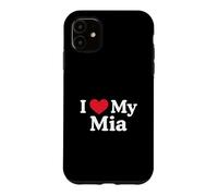 Carcasa para iPhone 11 Amo mi corazón MIA Love MIA