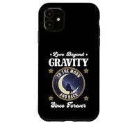 Carcasa para iPhone 11 Amor MÁS ALLÁ DE LA Gravedad A LA Luna Y Vuelta Desde Siempre Espacio