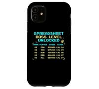 Carcasa para iPhone 11 Analista financiero Desbloqueado Nivel Jefe de Hoja de cálculo