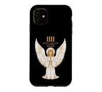 Carcasa para iPhone 11 Angel Number 1111 Spirituality Angelic Vitral Art
