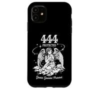 Carcasa para iPhone 11 Angel Number 444 Protegido Etéreo Angelcore Estética