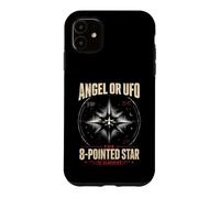 Carcasa para iPhone 11 Ángel o OVNI 8 Estrellas Puntiagudas desclasificado UAP Ezequiel Wheel