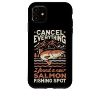 Carcasa para iPhone 11 Angler Cancelar Todo lo Que encontré un Nuevo Lugar de Pesca de salmón