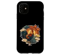 Carcasa para iPhone 11 Animal Gallo del Zodiaco Chino