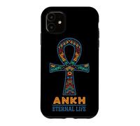 Carcasa para iPhone 11 Ankh Vida Eterna Símbolo Egipcio Antiguo Patrimonio Africano