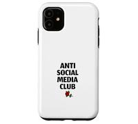 Carcasa para iPhone 11 Anti Social Media Club (Declaración Divertida de desintoxicación Digital)
