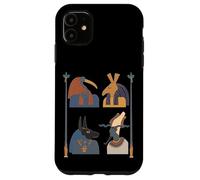 Carcasa para iPhone 11 Antiguo Dioses Egipto Faraón Mitología Pirámide de Egipto