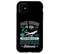 Carcasa para iPhone 11 Apnea es Vida Todo lo demás es intervalo Superficial