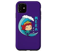 Carcasa para iPhone 11 Aquaman Movie Chibi Mera and Mermaid Wave