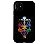 Carcasa para iPhone 11 Árbol de la Cábala Sephiroth Queen Escala Geometría Sagrada Hermética