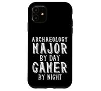 Carcasa para iPhone 11 Archaeology Major by Day Gamer by Night Archaeologist Gamer