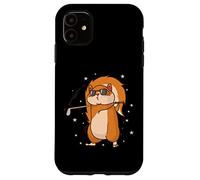 Carcasa para iPhone 11 Ardilla Jugando Golf Tree Roedor