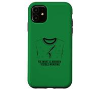 Carcasa para iPhone 11 Arreglar lo Que está Roto Reparación de Ropa Visible