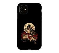 Carcasa para iPhone 11 Arte de Anime samurái Retro de Crimson Moon Ronin