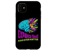 Carcasa para iPhone 11 Arte de Hongos cristalinos Coloridos del Cerebro anatómico Surrealista