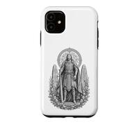 Carcasa para iPhone 11 Arte de Nuada Celtic Silver Hand Warrior King Line
