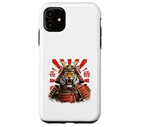 Carcasa para iPhone 11 Arte del espíritu Guerrero del Tigre samurái