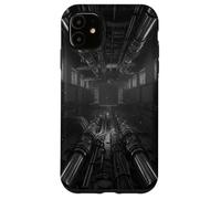 Carcasa para iPhone 11 Arte Retro de Ciencia ficción para Jugadores de Spaceship