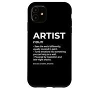 Carcasa para iPhone 11 Artista Diccionario Definición Amante del Arte Artista Creativo