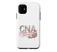 Carcasa para iPhone 11 Asistente de enfermería certificada por CNA Tropical Flowers Summer Girl