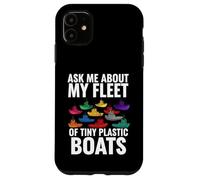 Carcasa para iPhone 11 Ask Me About My Fleet of Tiny Plastic Boats 3D Printing Fun
