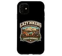 Carcasa para iPhone 11 Asociación de Excursionistas Perezosos Miembros Orgullosos Divertido Caminata de Senderismo Broma