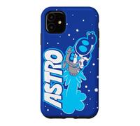 Carcasa para iPhone 11 Astro BOT with Dog Rocket Space Exploring Video Game