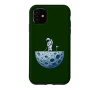 Carcasa para iPhone 11 Astronauta Divertido Golfing On Moon Golf Lover Space Golfer