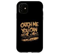 Carcasa para iPhone 11 Atrápame si Puedes Andar en Bicicleta | Divertido Equipo Retro para Ciclistas