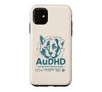 Carcasa para iPhone 11 AuDHD Autismo Y TDAH Perro Gato Ambos