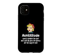 Carcasa para iPhone 11 Auntitude What Is Auntitude You Ask? Funny Aunt Niece Nephew