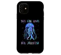 Carcasa para iPhone 11 Awesome Cute Underwater This Girl Loves Her Jellyfish