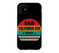 Carcasa para iPhone 11 Baja California Sur México Retro Vintage Baja California Sur