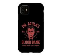 Carcasa para iPhone 11 Banco de Sangre del Dr. Acula: Drácula Espeluznante Vampiro Halloween