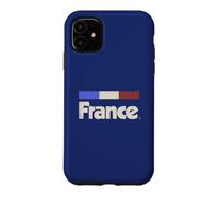 Carcasa para iPhone 11 Bandera de Francia Retro Drapeau Français Azul Francés