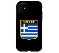 Carcasa para iPhone 11 Bandera de Grecia - Escudo de Armas Griego