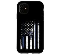 Carcasa para iPhone 11 Bandera de Israel Envejecido, Encima, Bandera Americana