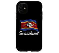 Carcasa para iPhone 11 Bandera de Suazilandia Sudáfrica Hombres Mujeres Niños Eswatini