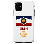Carcasa para iPhone 11 Bandera del Estado de Utah Pride Beehive State Flag Salt Lake City Souvenir