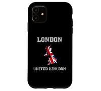 Carcasa para iPhone 11 Bandera Envejecida del Reino Unido Orgullo de Londres