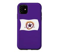 Carcasa para iPhone 11 Bandera Ondulada de la Tribu Wampanoag Squanto India nativa Americana