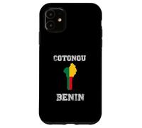 Carcasa para iPhone 11 Bandera Retro de Benín desgastada de Cotonou