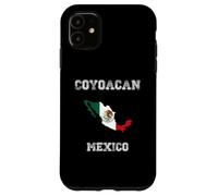 Carcasa para iPhone 11 Bandera Retro de México de Coyoacán
