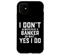 Carcasa para iPhone 11 Banker Costume Funny Bank Employee Appreciation For Bankers