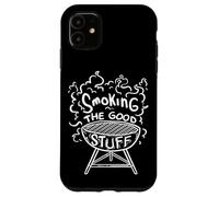Carcasa para iPhone 11 Barbacoa Fumar The Good Stuff Cita BBQ Food Parrilla de carbón