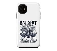Carcasa para iPhone 11 Bat Shit Crazy Social Club Madness In The Moonlight Bat