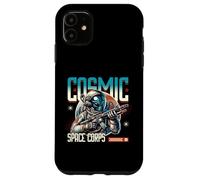 Carcasa para iPhone 11 Batallón Guerrero Alienígena del Cuerpo Espacial Cósmico de Ciencia Ficción