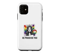 Carcasa para iPhone 11 Be Proud and Be You Rainbow LGBTQ Pride Feminista